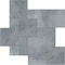 Msi Cosmic Black Pattern SAMPLE Sandblasted Marble Paver Kit ZOR-LSC-0100-SAM - alternate 2